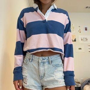 Long sleeve polo shirt